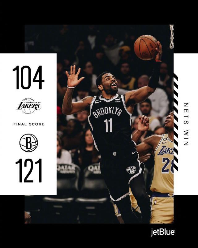 澳客-老将小兵齐闪耀！篮网力克湖人 KD倒下后4胜6负